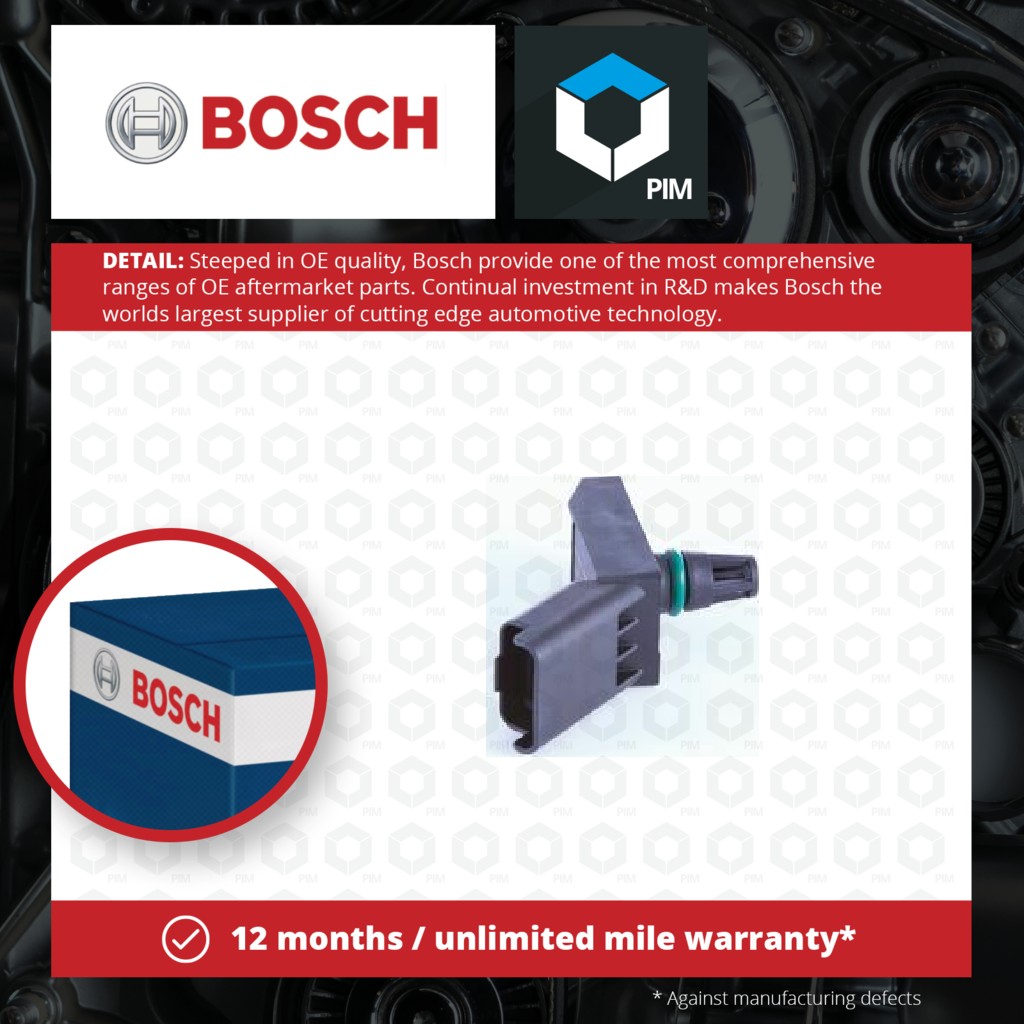 Bosch MAP Sensor 0261230344 [PM1101871]