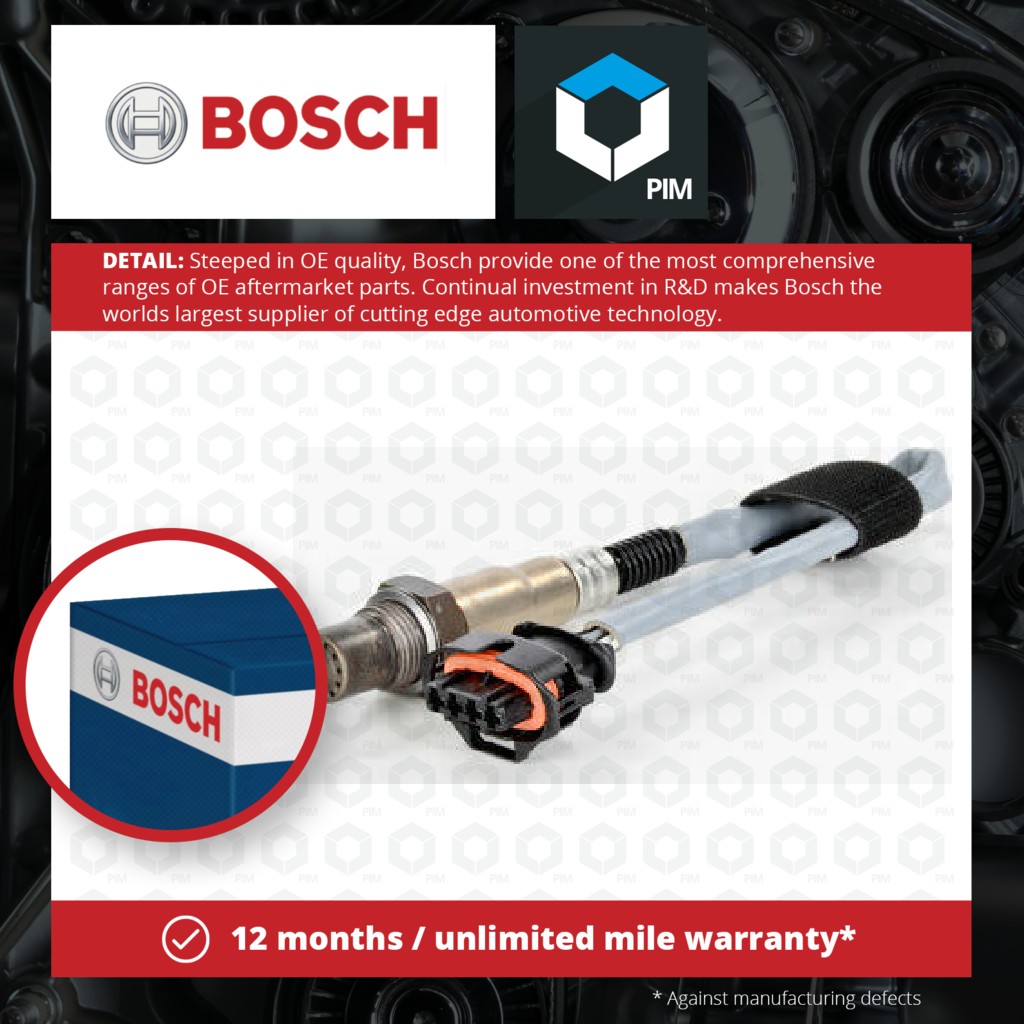 Bosch Lambda Sensor Post Cat 0258986729 [PM1101627]