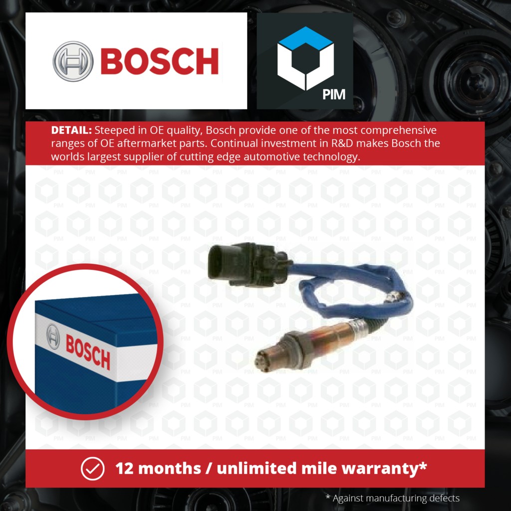 Bosch Lambda Sensor Pre Cat 0258017359 [PM1101525]