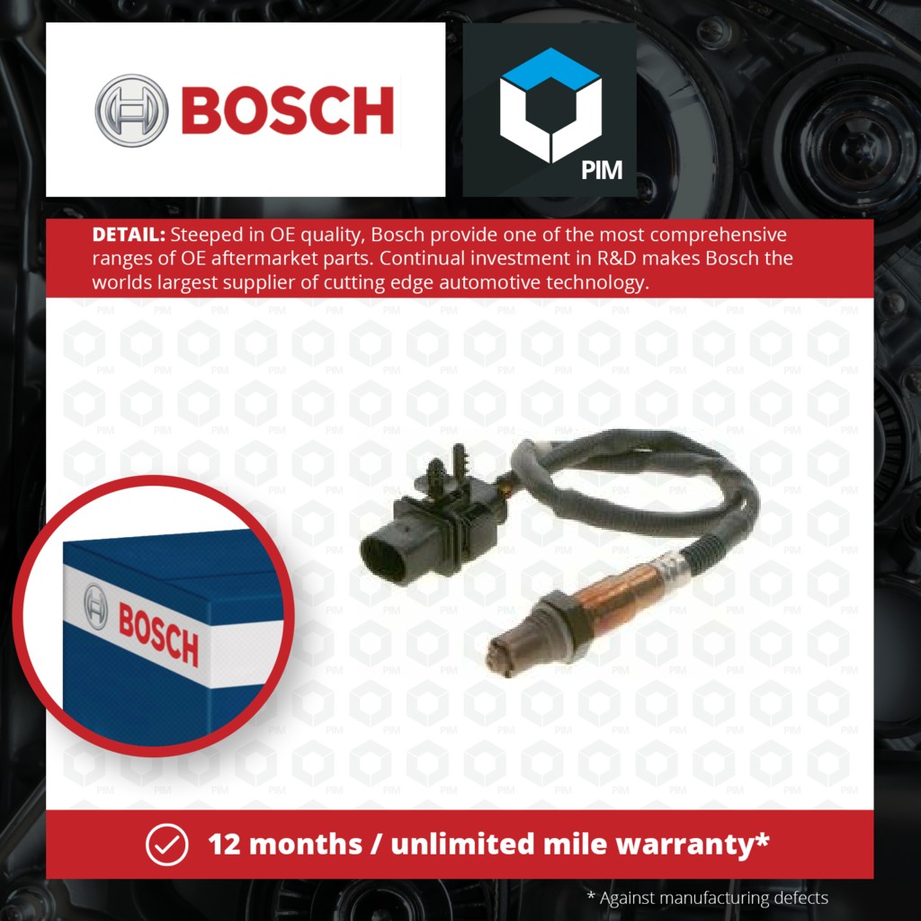 Bosch Lambda Sensor Pre Cat 0258017272 [PM1101506]