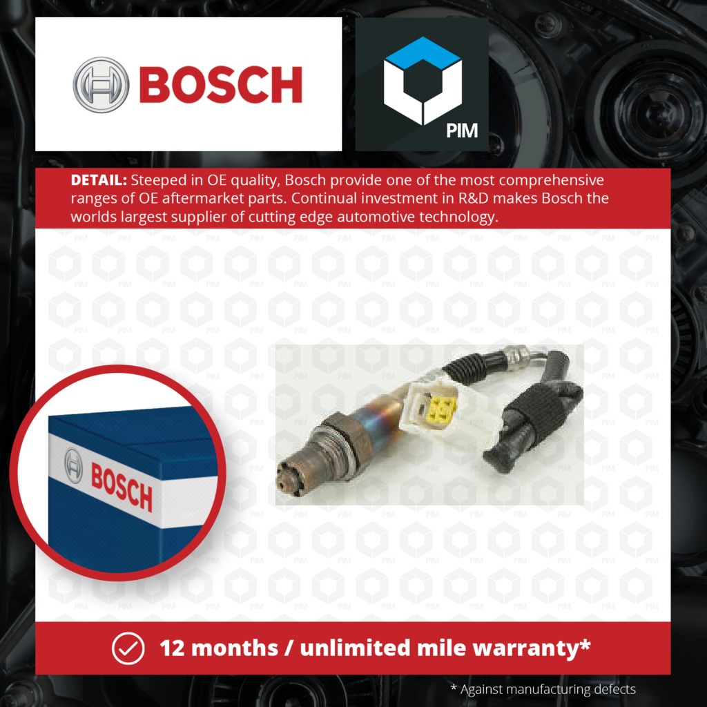 Bosch Lambda Sensor 0258006915 [PM1101377]