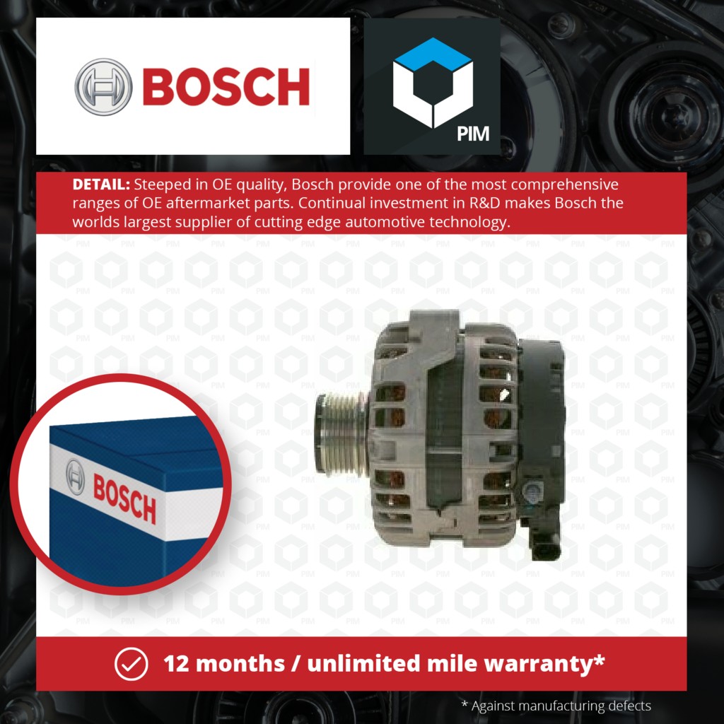 Bosch Alternator 0125711053 [PM1098164]