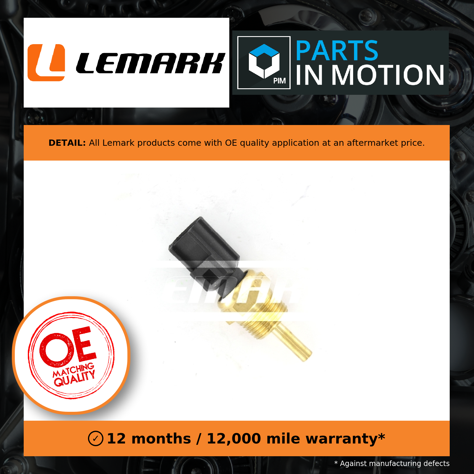 Lemark Coolant Temperature Sensor LWS045 [PM1065594]