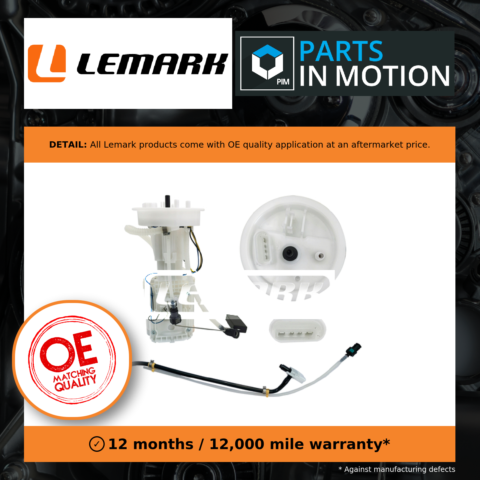 Fuel Pump In tank LFP366 Lemark 8E0919051AF 8E0919051AG 8E0919051BA  8E0919051BB | eBay UK