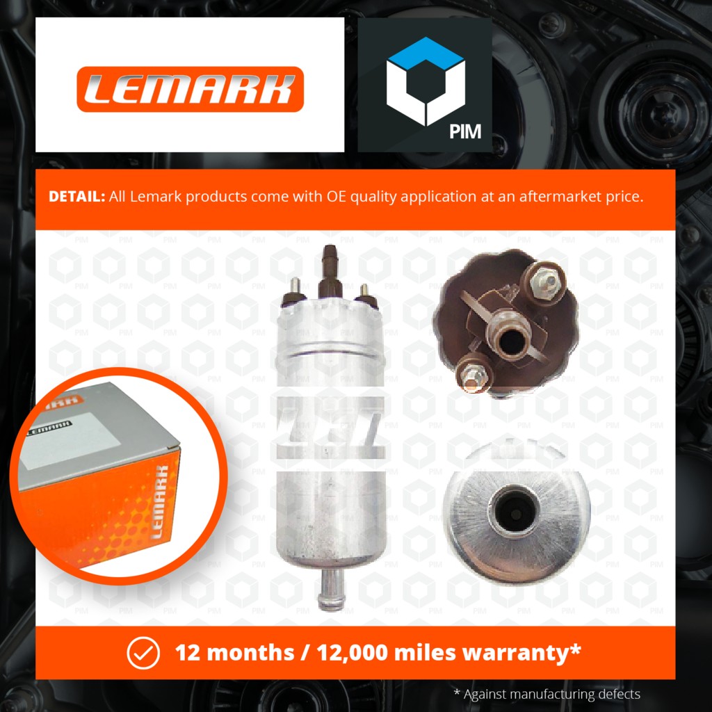Lemark Fuel Pump In Line LFP066 [PM1062984]