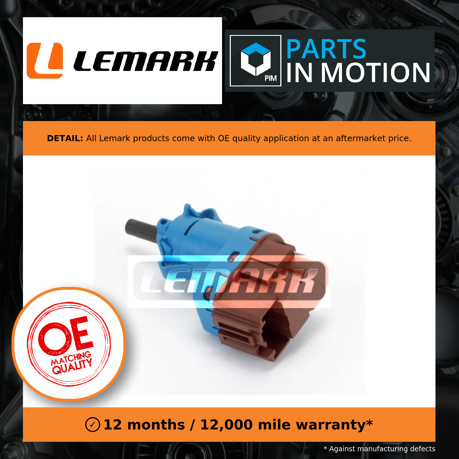Lemark Brake Light Switch LBLS104 [PM1061810]