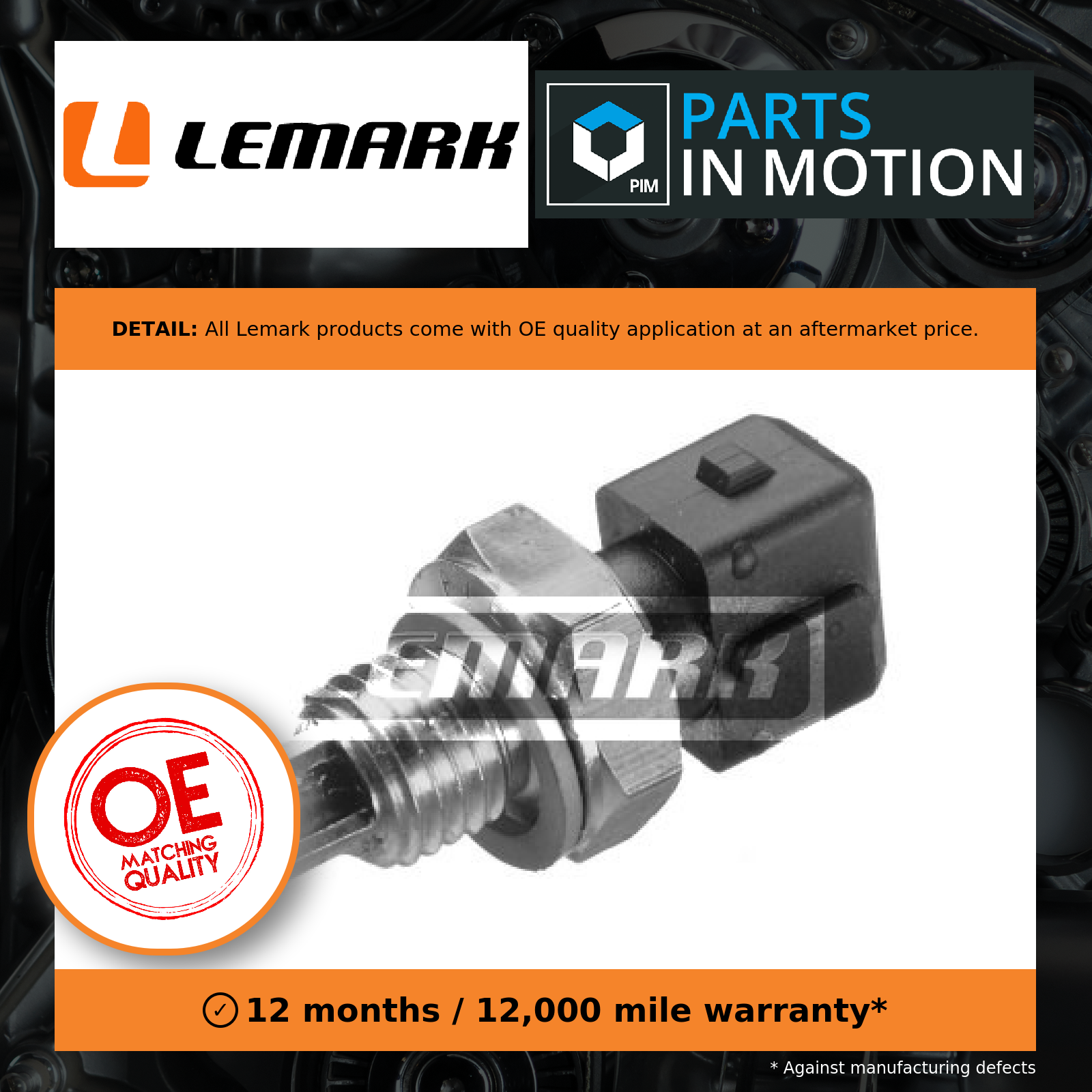 Lemark Air Intake Temperature Sensor LAT012 [PM1060674]