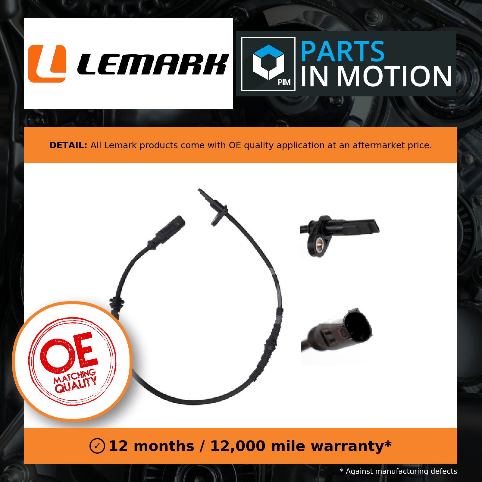 Lemark ABS Sensor Rear LAB426 [PM1060379]