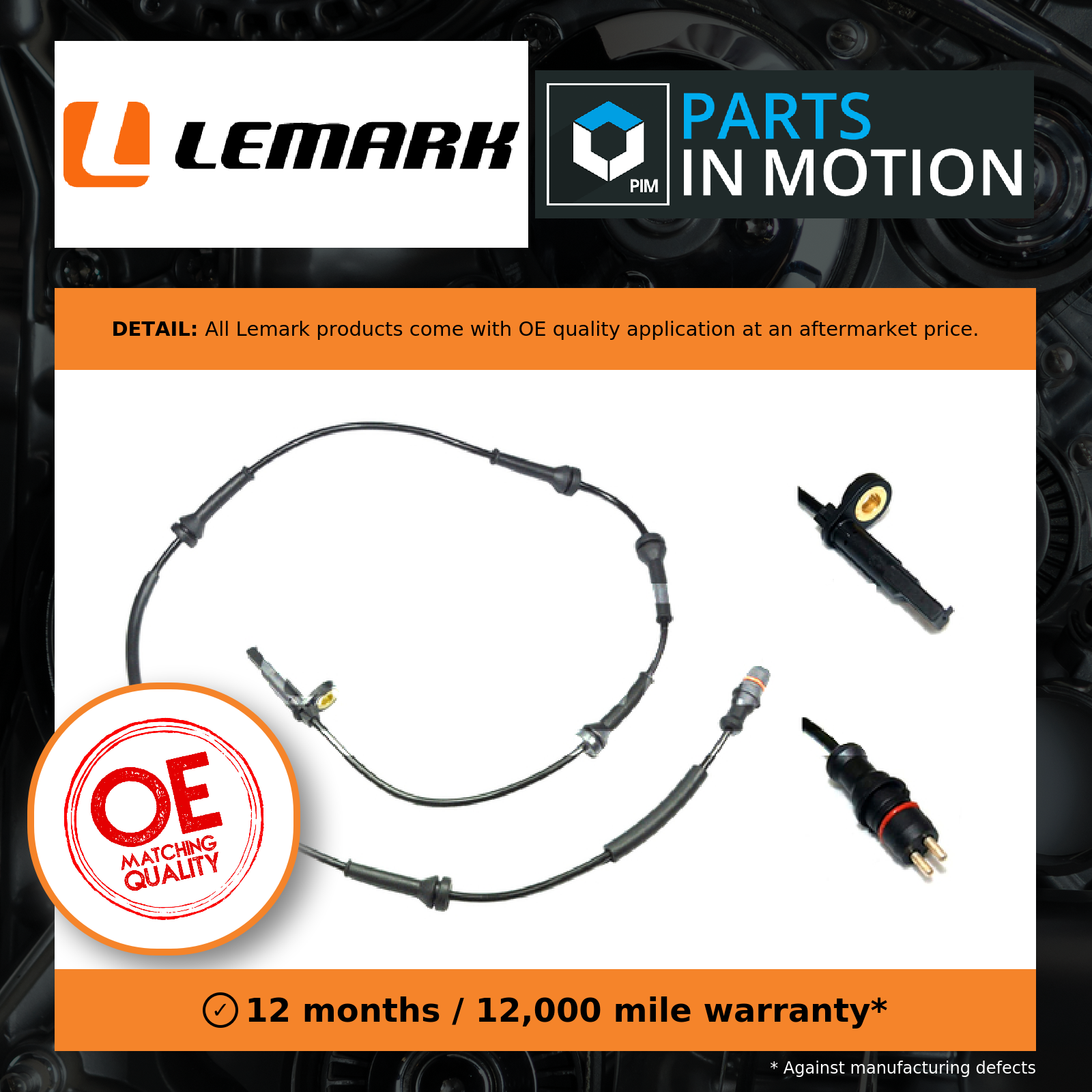Lemark ABS Sensor Front LAB147 [PM1060107]