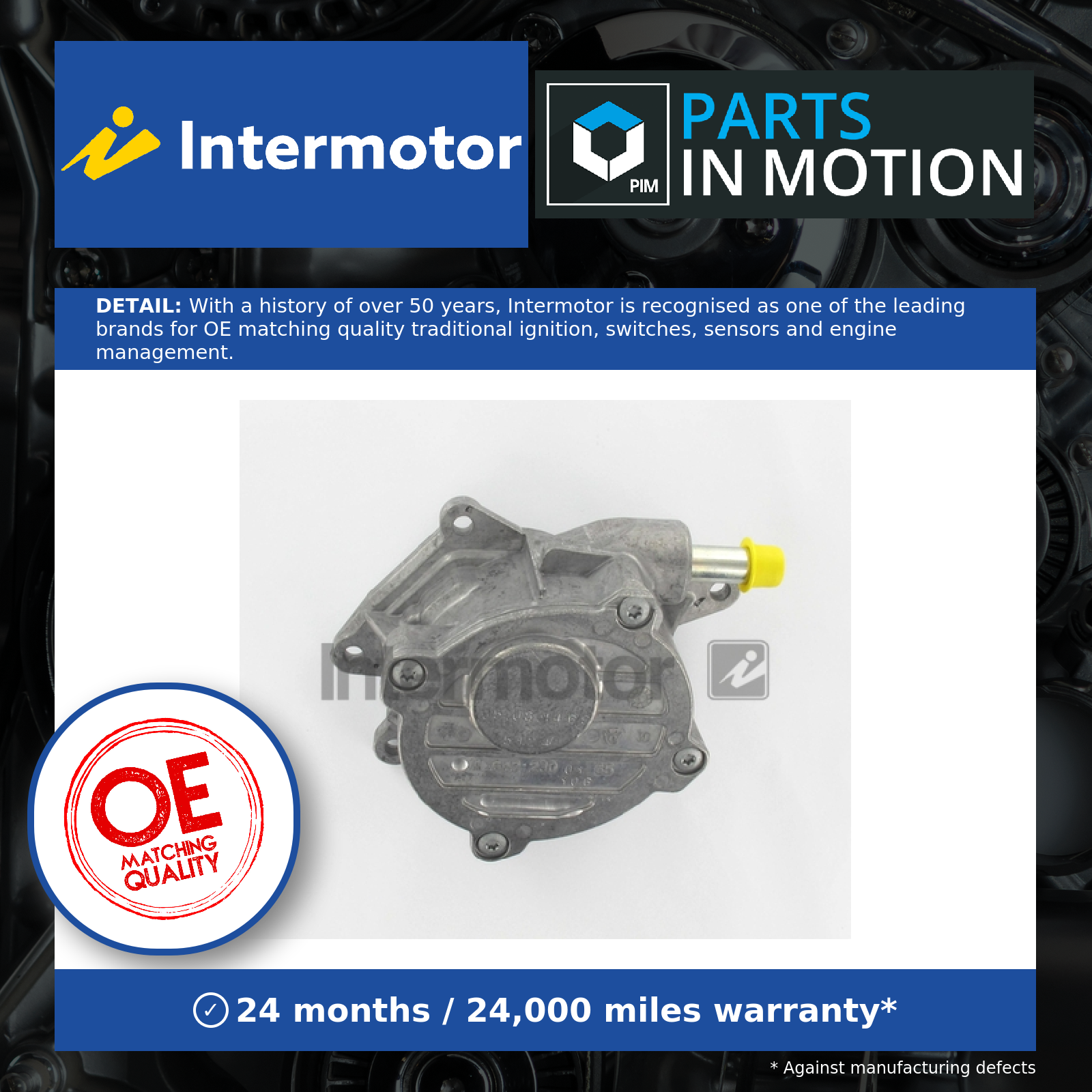Intermotor Vacuum Pump 89100 [PM1048768]