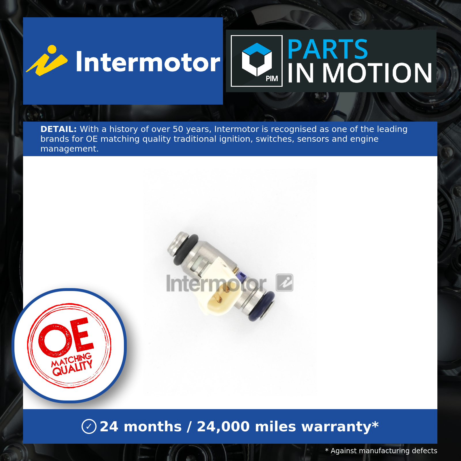 Intermotor Petrol Fuel Injector 31012 [PM1044870]