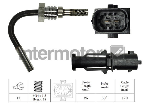 Intermotor Exhaust Temperature Sensor 27107 [PM1044829]