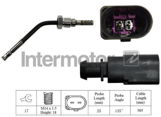 Intermotor Exhaust Temperature Sensor 27060 [PM1044785]