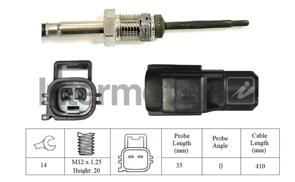 Intermotor Exhaust Temperature Sensor 27032 [PM1044761]