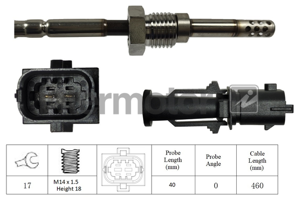 Intermotor Exhaust Temperature Sensor 27016 [PM1044745]