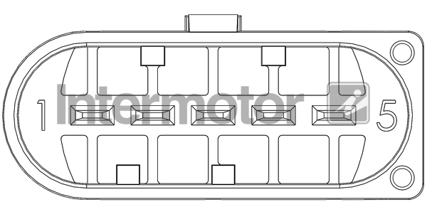 Intermotor Air Mass Sensor 19703-M [PM1044570]