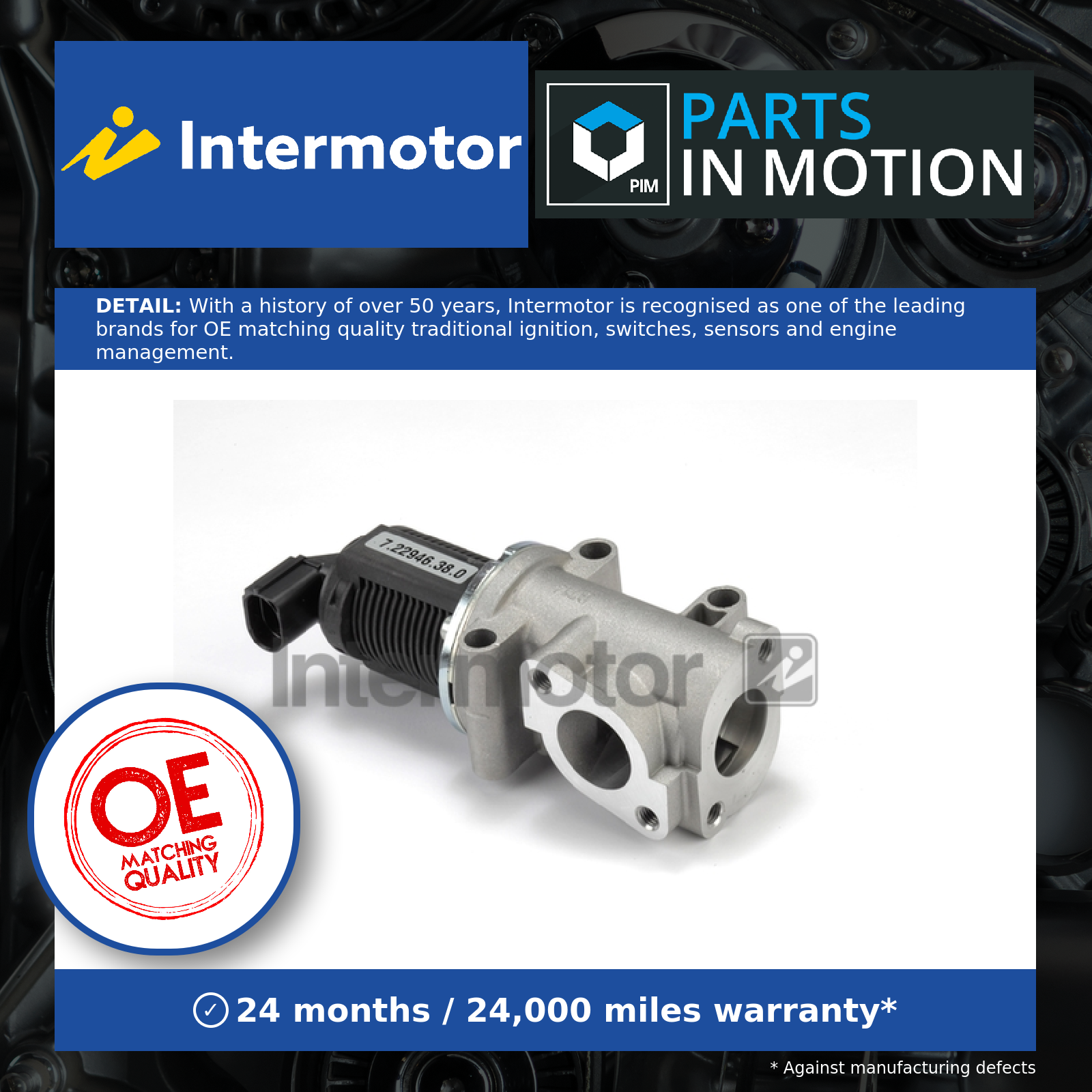 Intermotor EGR Valve 14313 [PM1043700]