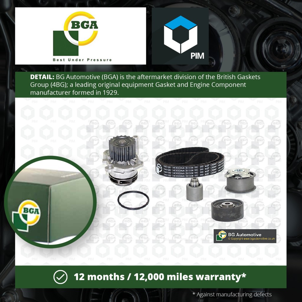 BGA Timing Belt & Water Pump Kit TB0100CPK [PM1042466]