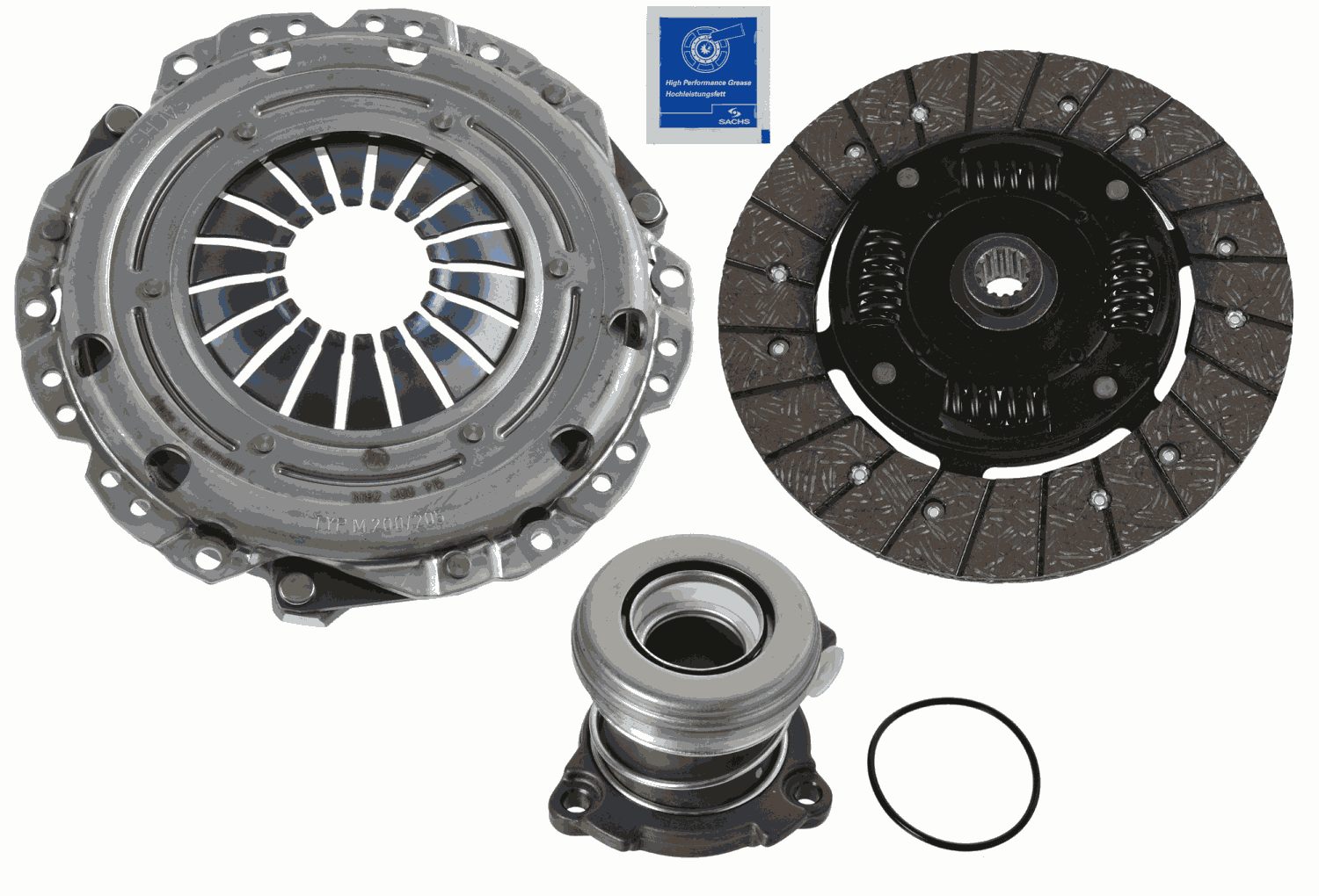 Sachs Clutch Kit 3pc (Cover+Plate+CSC) 3000990157 [PM1038218]