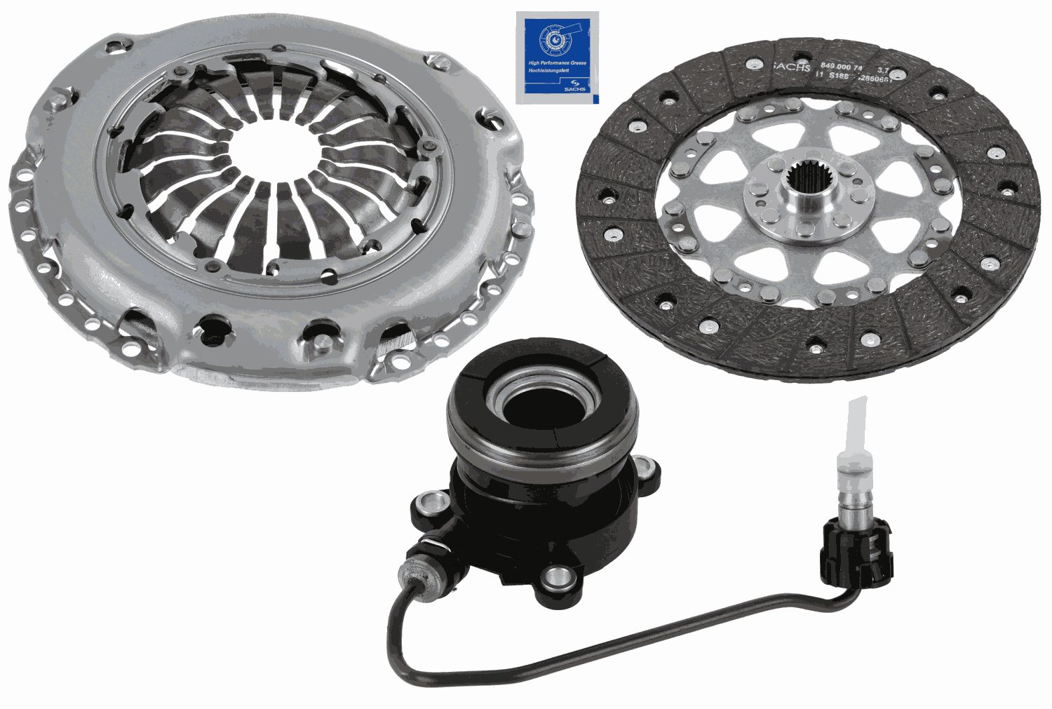 Sachs Clutch Kit 3pc (Cover+Plate+CSC) 3000990146 [PM1038209]