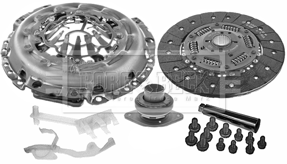 Borg & Beck HK2684 Clutch Kit 3pc (Cover+Plate+Releaser)