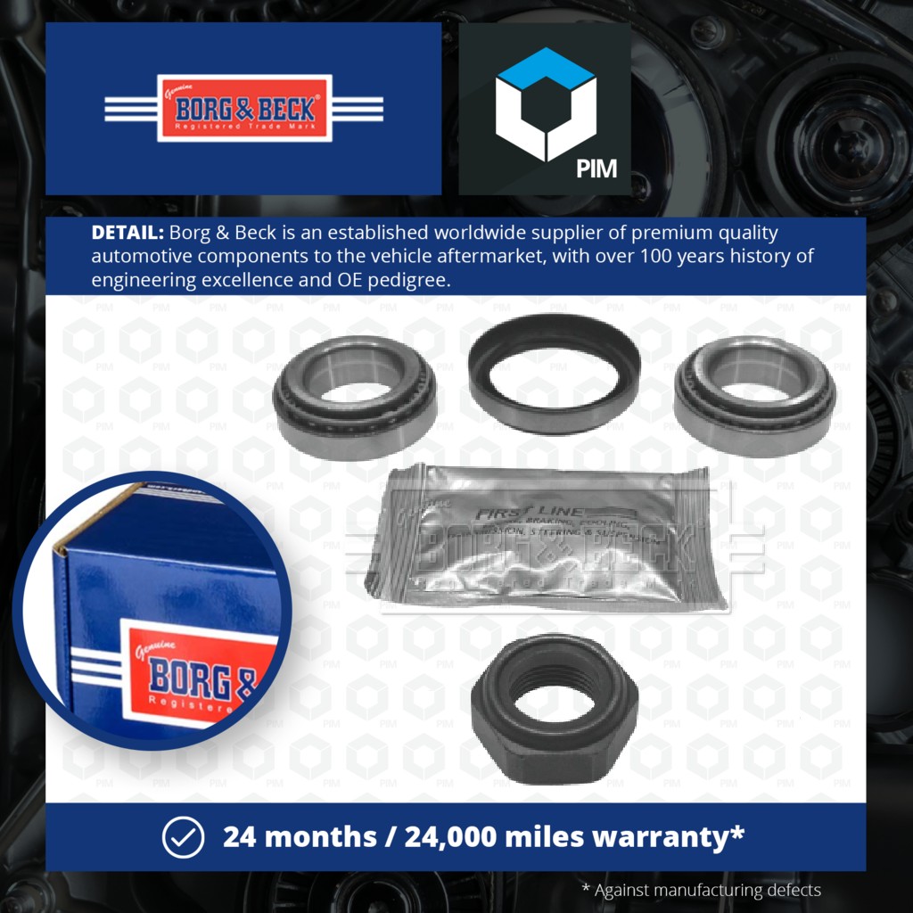 Borg & Beck Wheel Bearing Kit BWK098 [PM1025737]