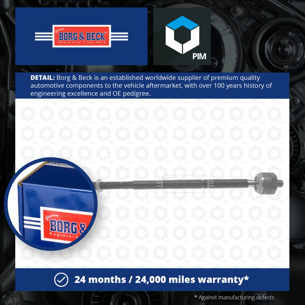 Borg & Beck Inner Rack End BTR5689 [PM1024725]