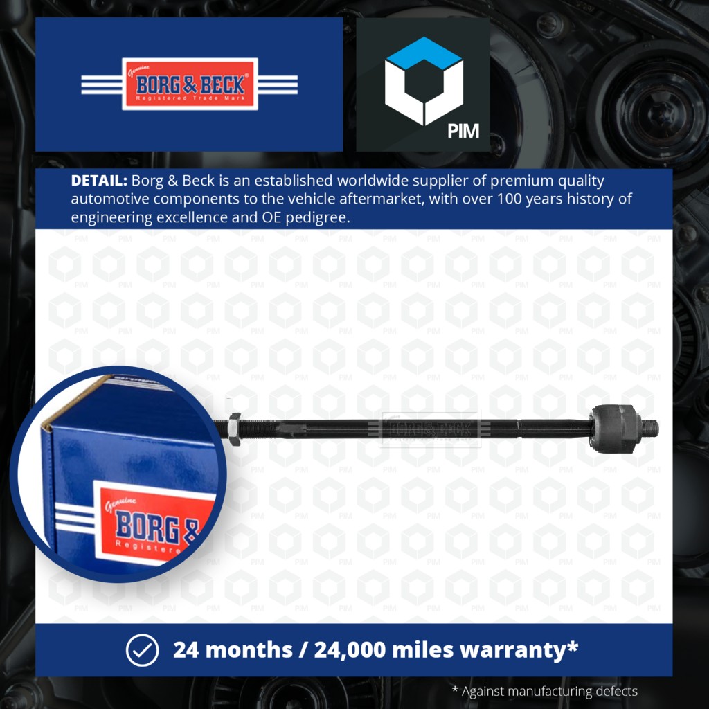Borg & Beck Inner Rack End BTR4729 [PM1023817]