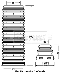 Borg & Beck BPK7075