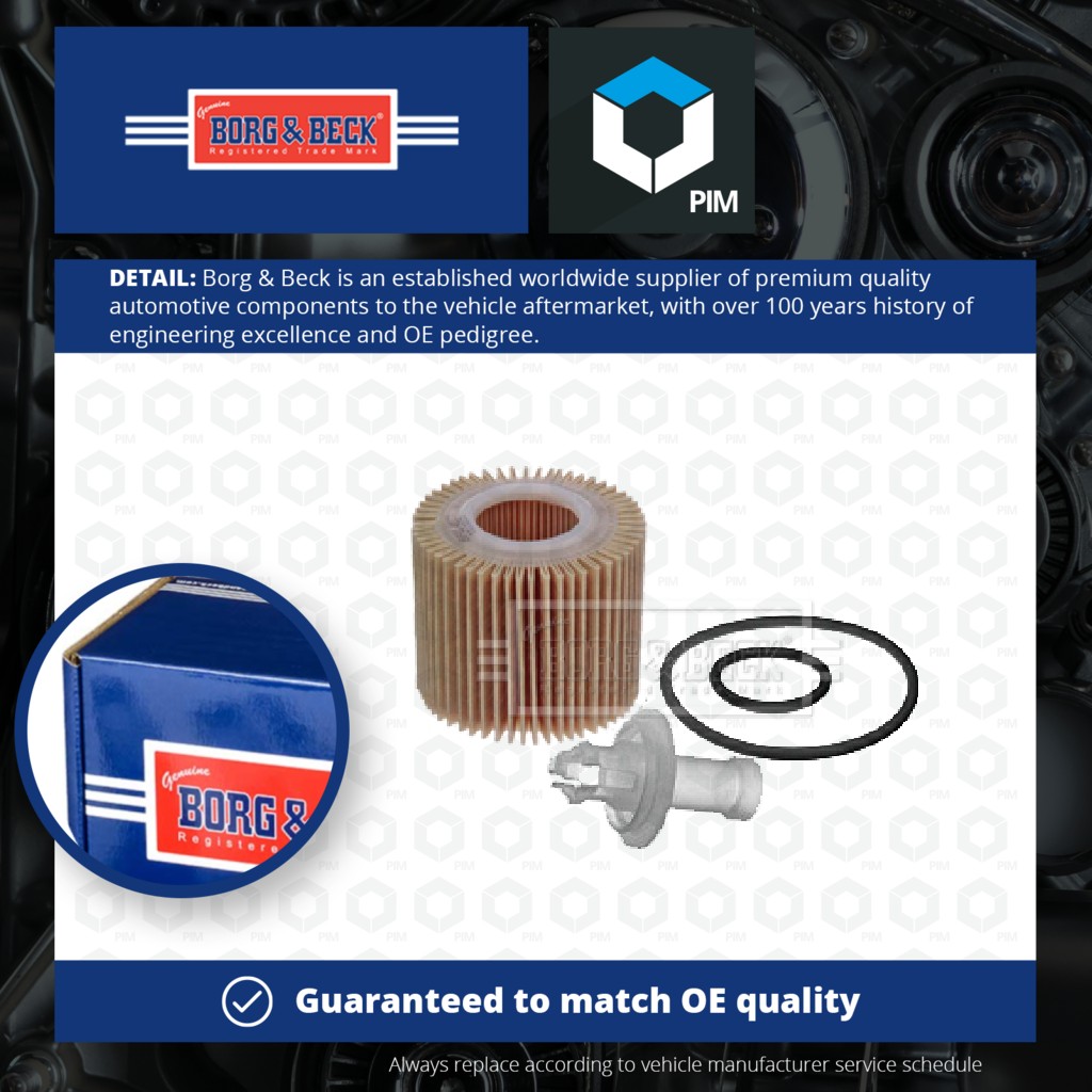 Borg & Beck Oil Filter BFO4121 [PM1014931]