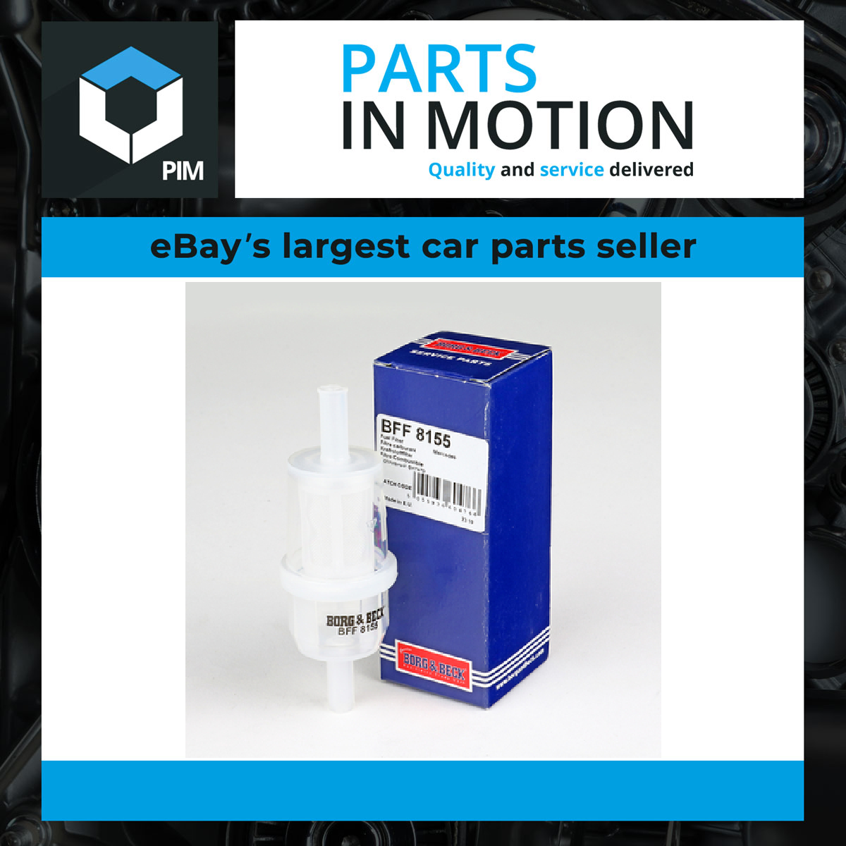 Borg & Beck Fuel Filter BFF8155 [PM1014741]