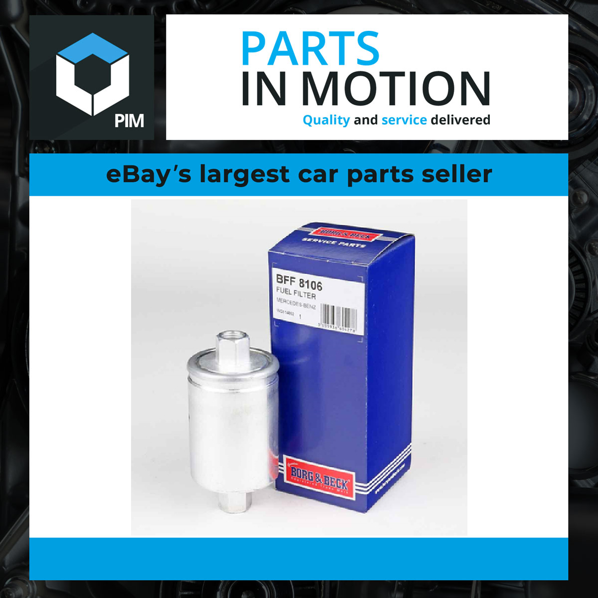 Borg & Beck Fuel Filter BFF8106 [PM1014692]