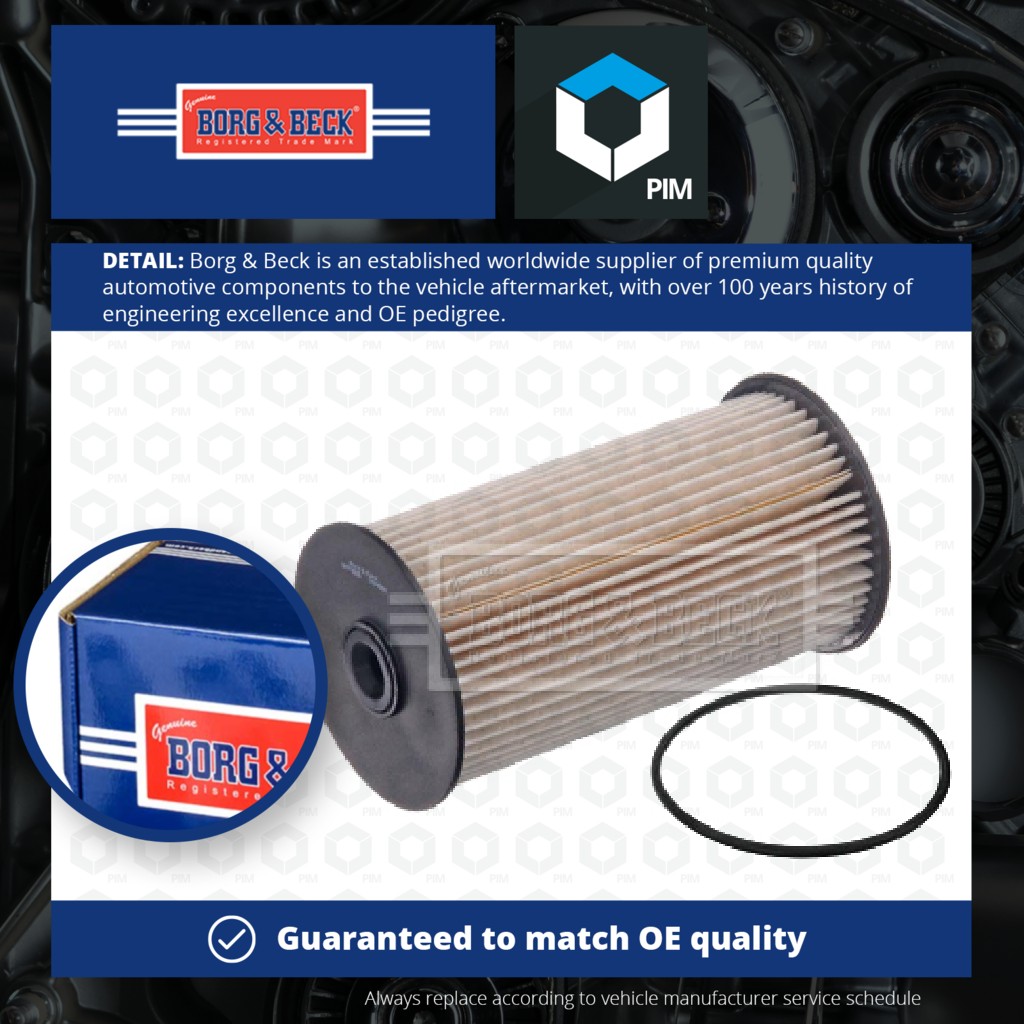 Borg & Beck Fuel Filter BFF8000 [PM1014587]