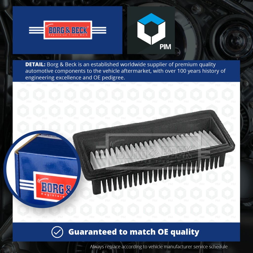 Borg & Beck Air Filter BFA2275 [PM1014064]