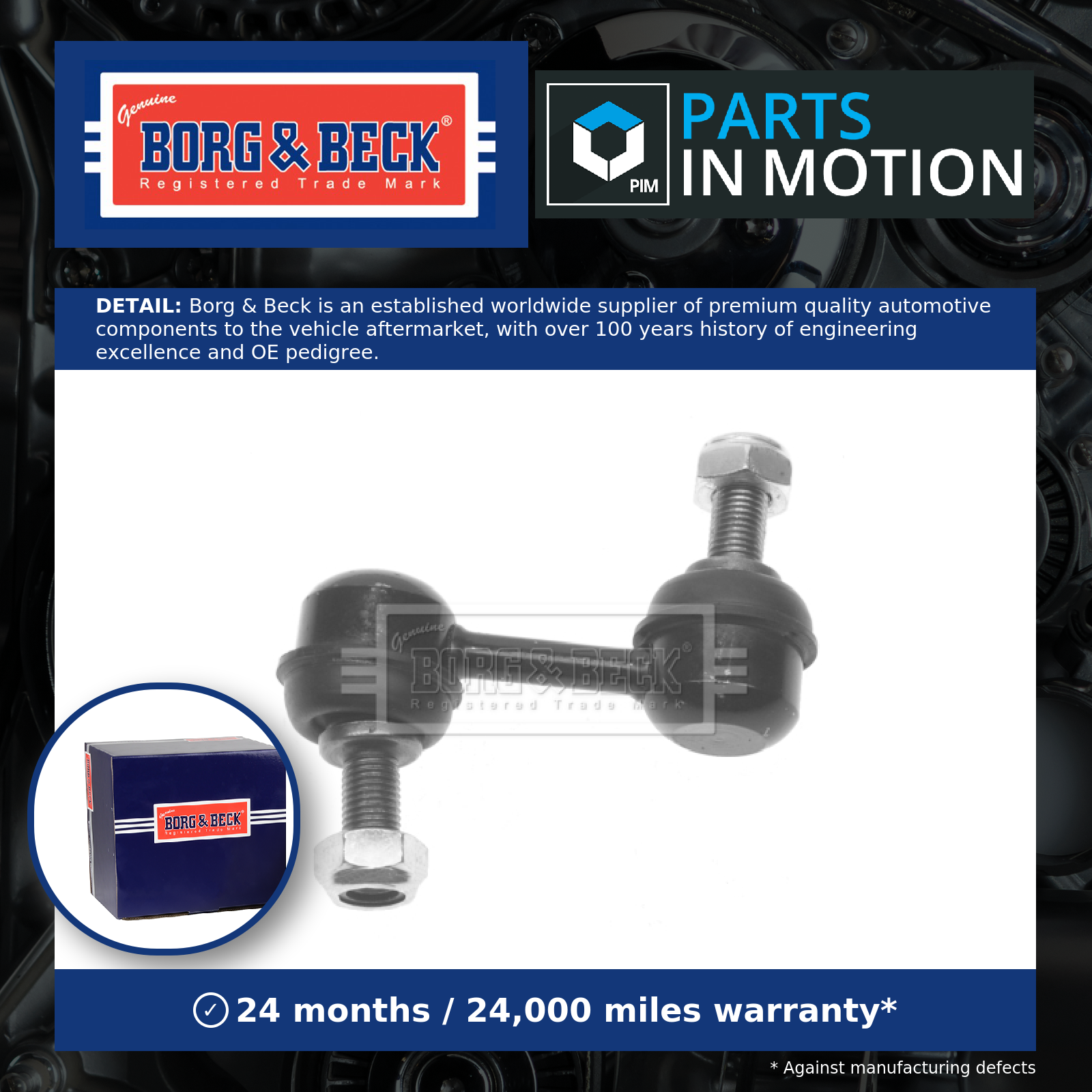 Borg & Beck Anti Roll Bar Link BDL6931 [PM1011989]