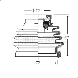 Borg & Beck BCB2688 CV Joint Boot
