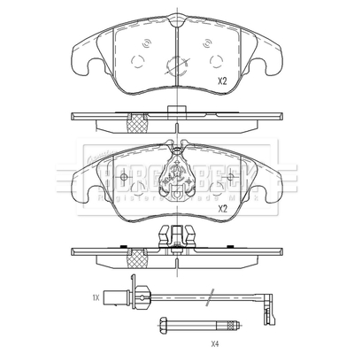 Borg & Beck BBP2565