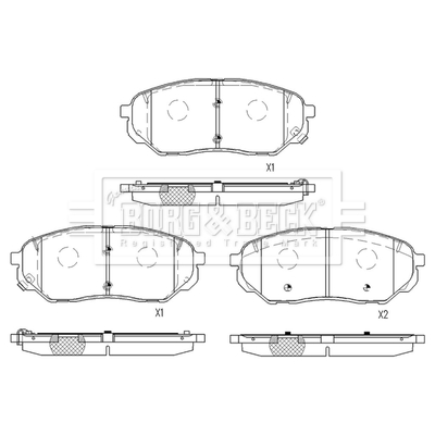 Borg & Beck BBP2561