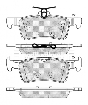 Borg & Beck BBP2543