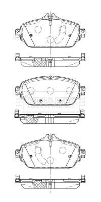 Borg & Beck BBP2512