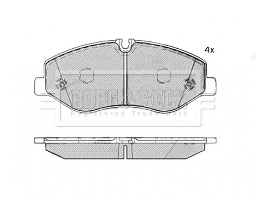 Borg & Beck BBP2503