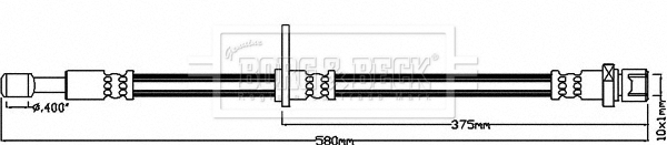 Borg & Beck BBH8252 Brake Hose