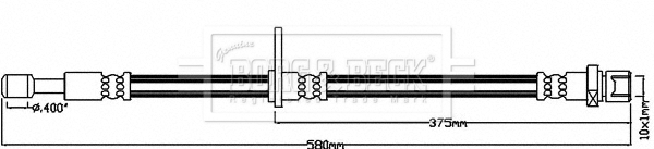 Borg & Beck BBH8251 Brake Hose