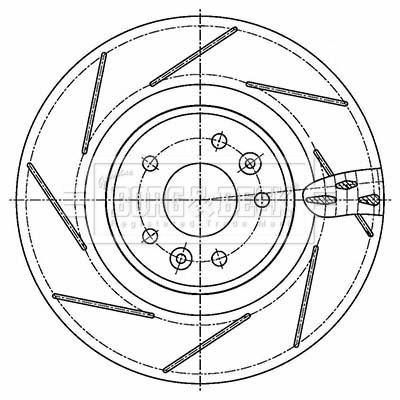 Borg & Beck BBD6134S