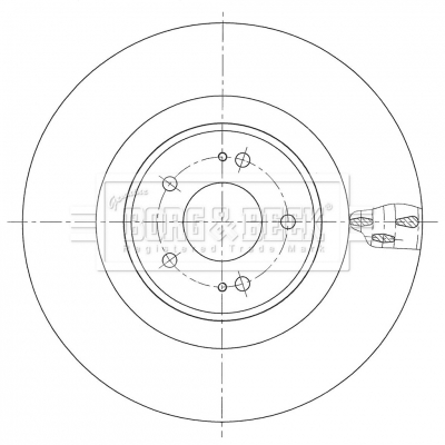 Borg & Beck BBD6100S