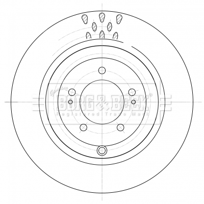 Borg & Beck BBD5395