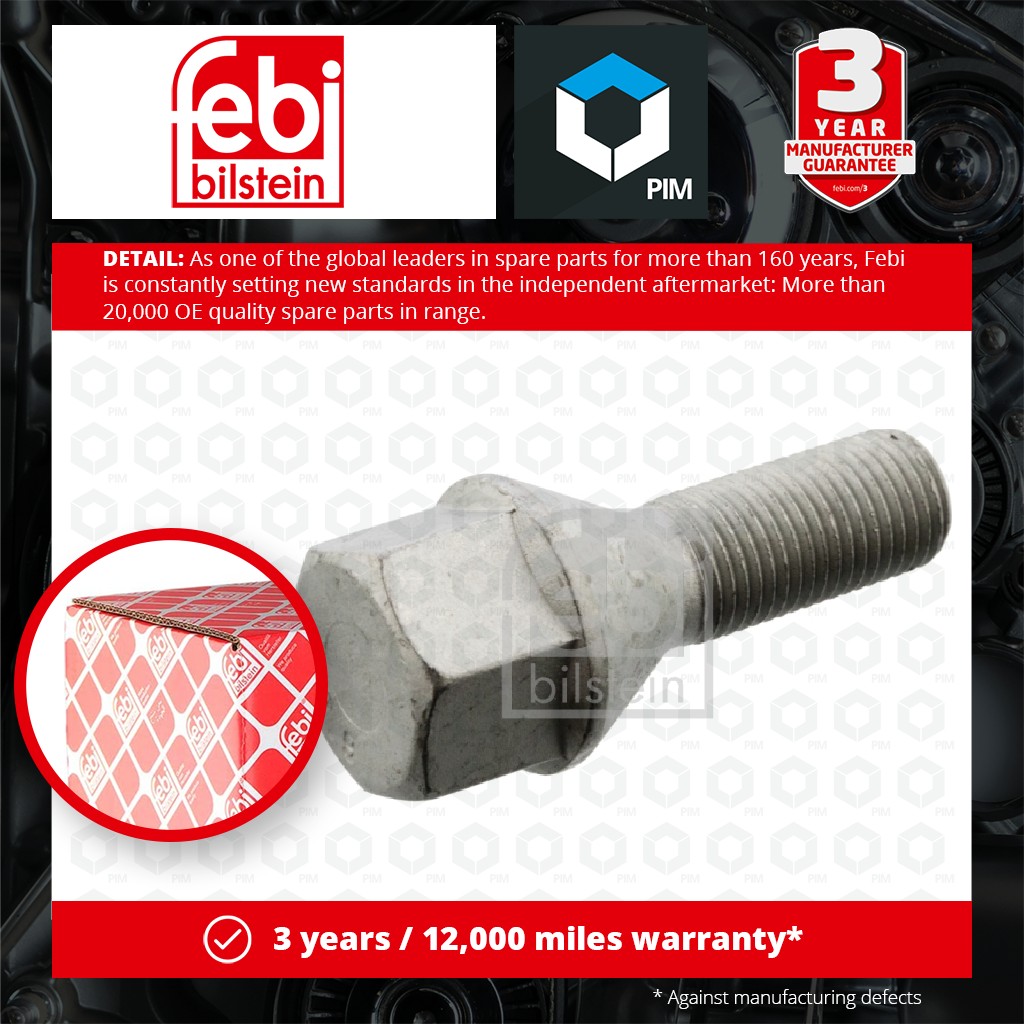 Febi Wheel Bolt / Stud / Nut 46637 [PM969118]