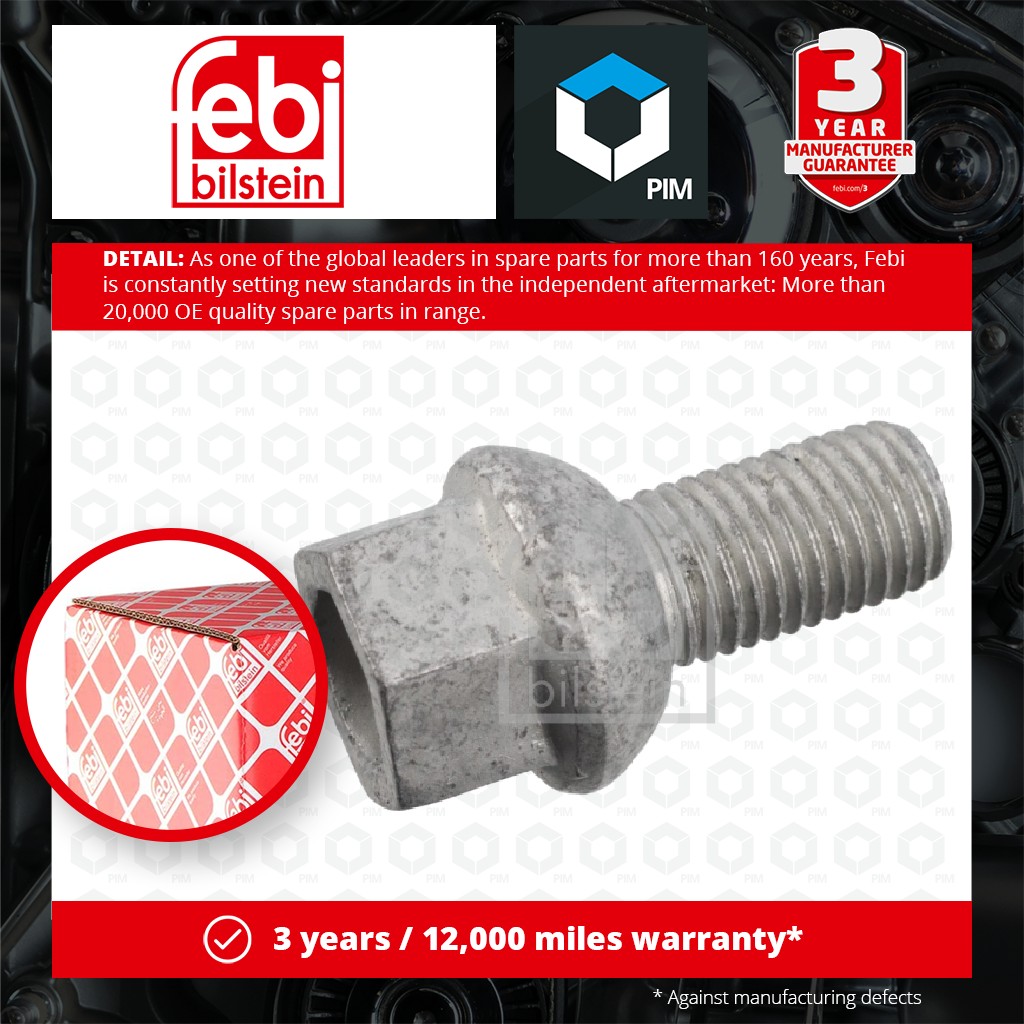 Febi Wheel Bolt / Stud / Nut 46631 [PM969114]