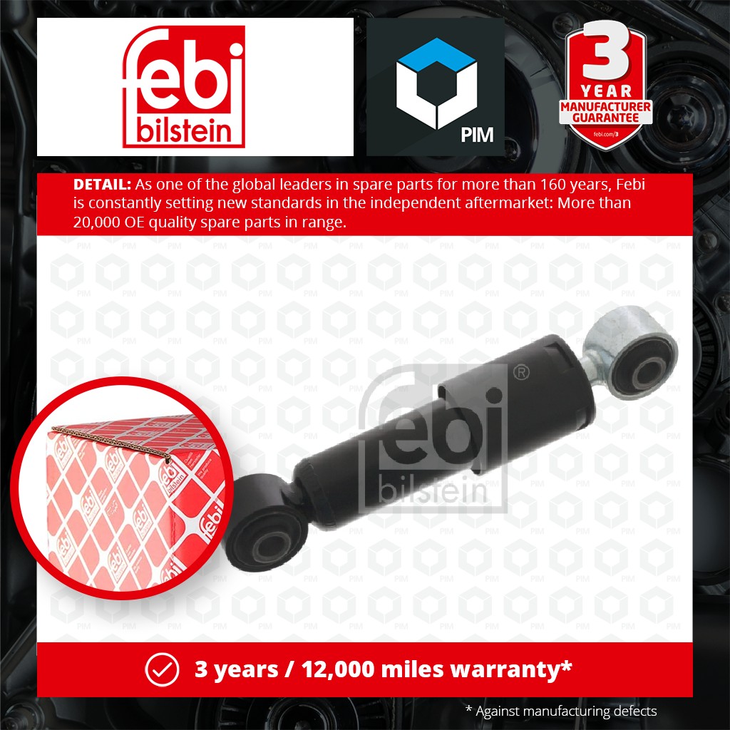 Febi Cab Suspension Shock Absorber Rear Left or Right 46089 [PM968706]
