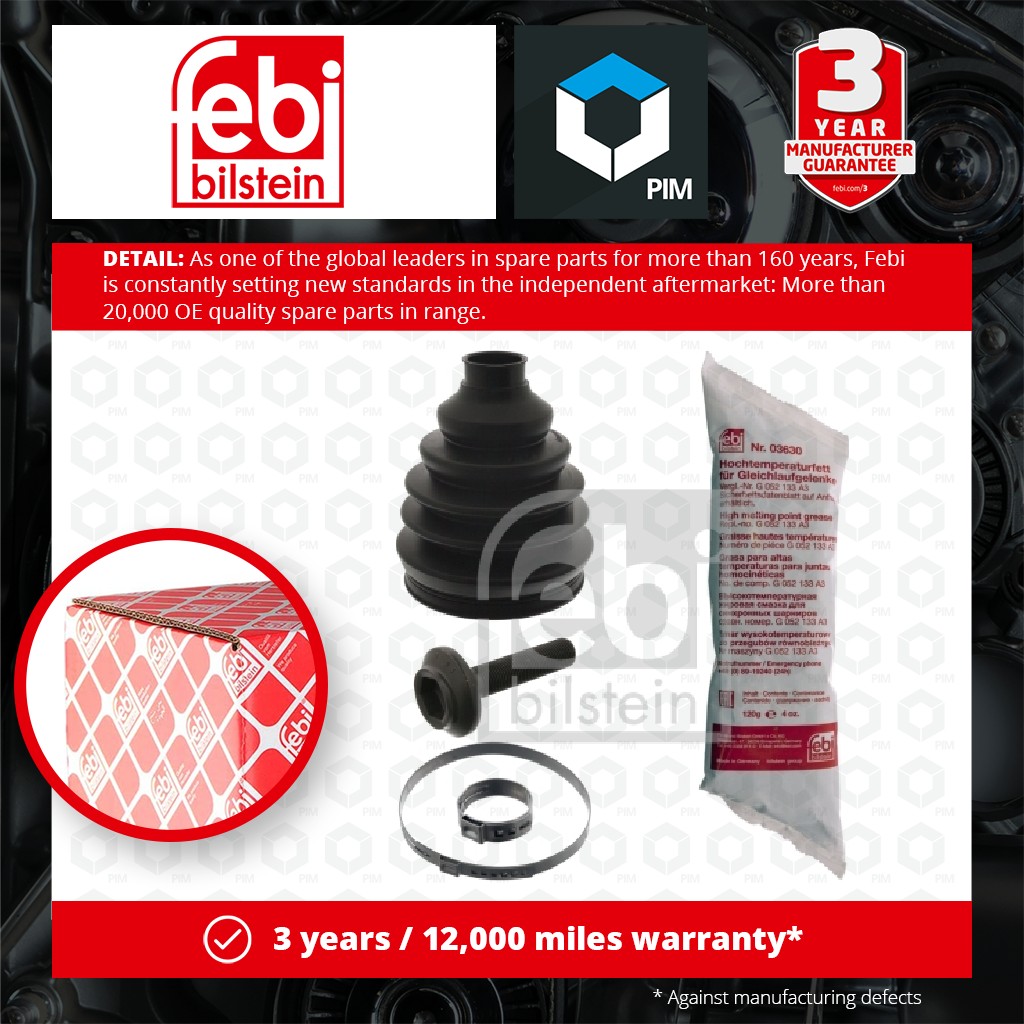 Febi CV Joint Boot Front Outer 44201 [PM967223]